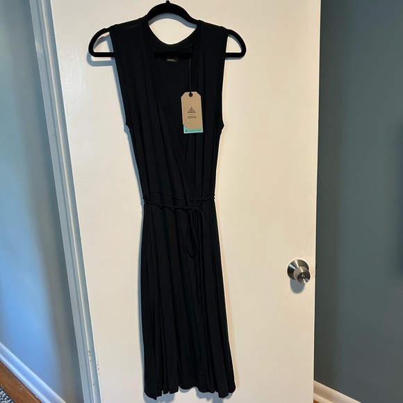 NWT prana sleeveless midi length foundational wrap dress. - Picture 1 of 5